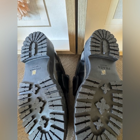 Shiny P Loafers. Black. Size 38. Excellent Condition. Work once. - Picture 3 of 8